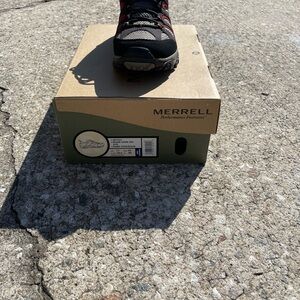 Merrell Black and Red Outdoor Footwear